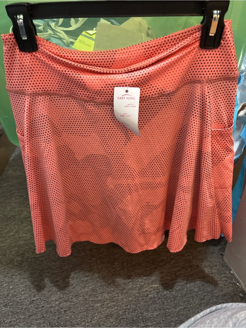 Coral Pink Active Skort